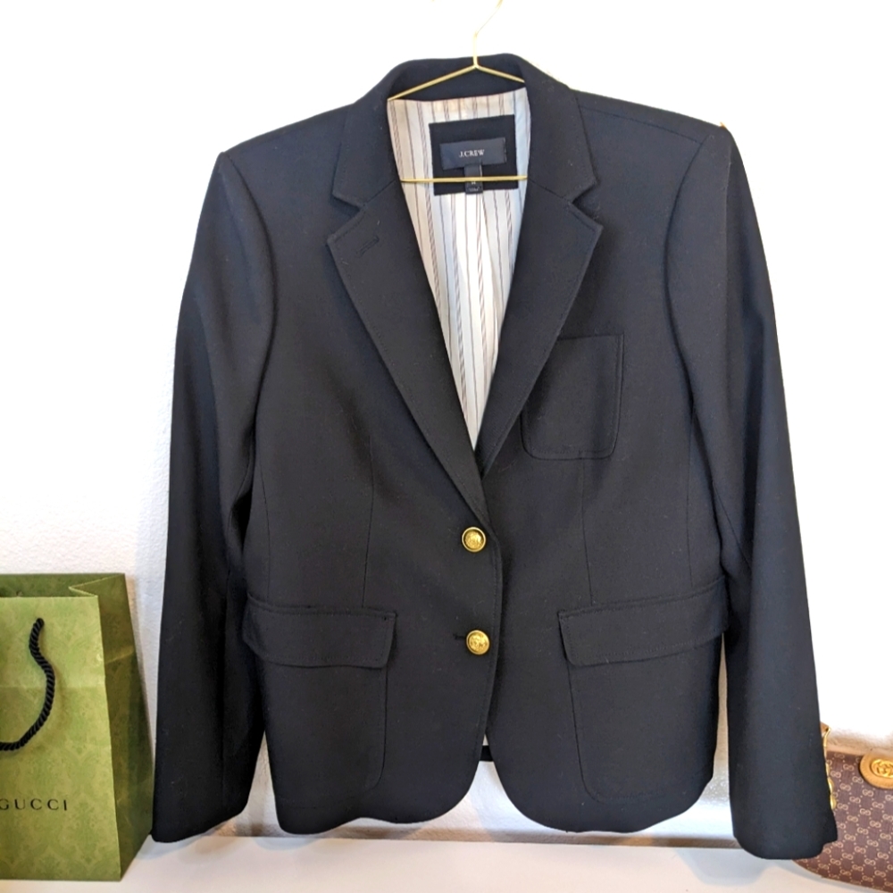 J crew blazer black label sz. 14